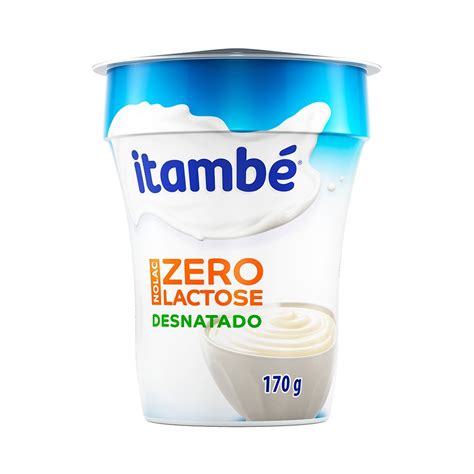 iogurte natural sem lactose